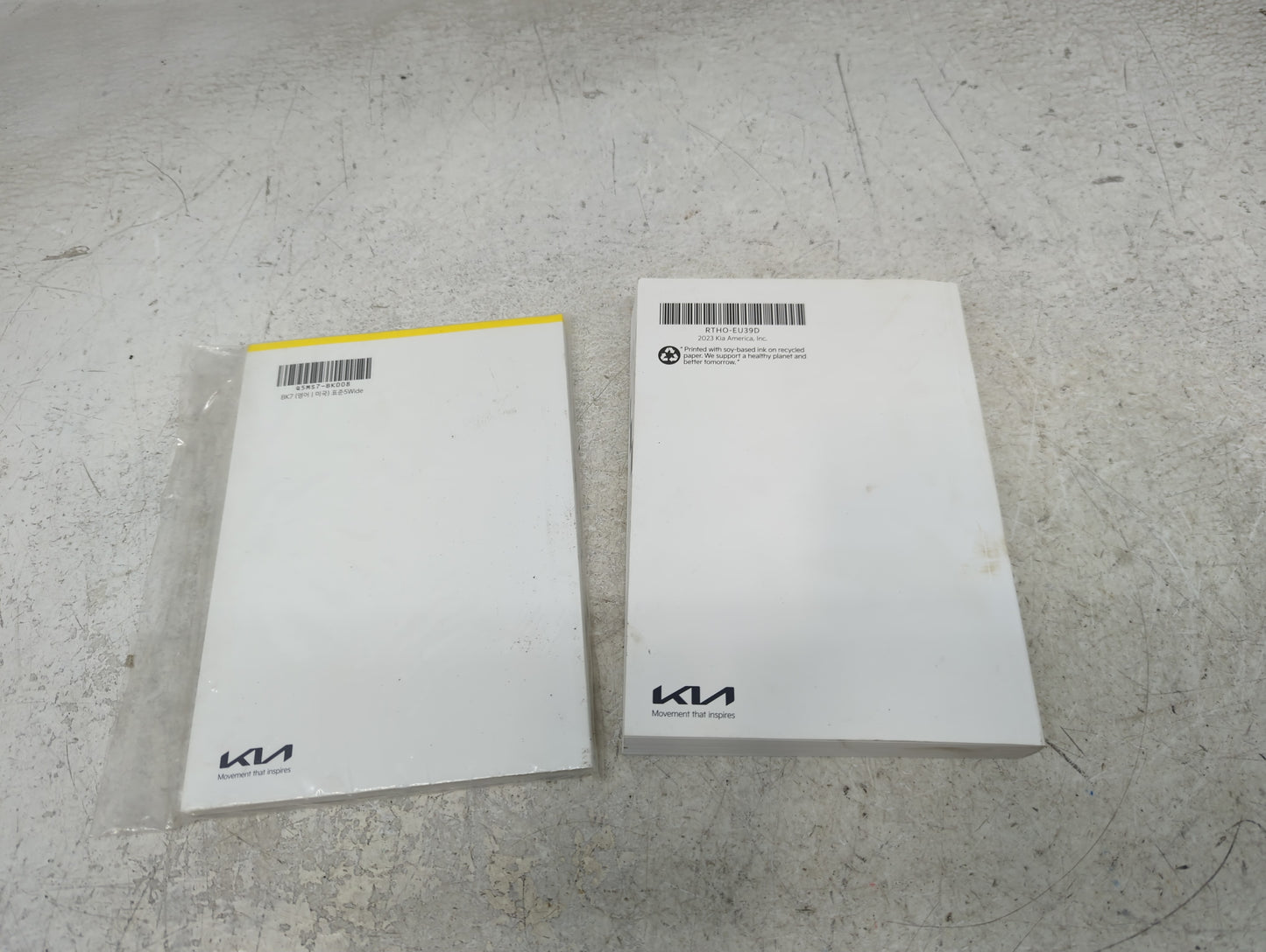 2024 Kia Seltos Owners Manual Book Guide P/N:RTHO-EU39D Q5MS7-BK008 OEM Used Auto Parts - Oemusedautoparts1.com