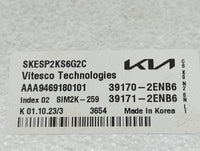 2024 Kia Soul PCM Engine Control Computer ECU ECM PCU OEM P/N:39170-2ENB6 39171-2ENB6, SKESP2KS6G2C Fits Fits 2019 2020 2021