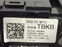 2024 Kia Soul Climate Control Module Temperature AC/Heater Replacement P/N:97250-K0BK0 Fits OEM Used Auto Parts - Oemusedaut