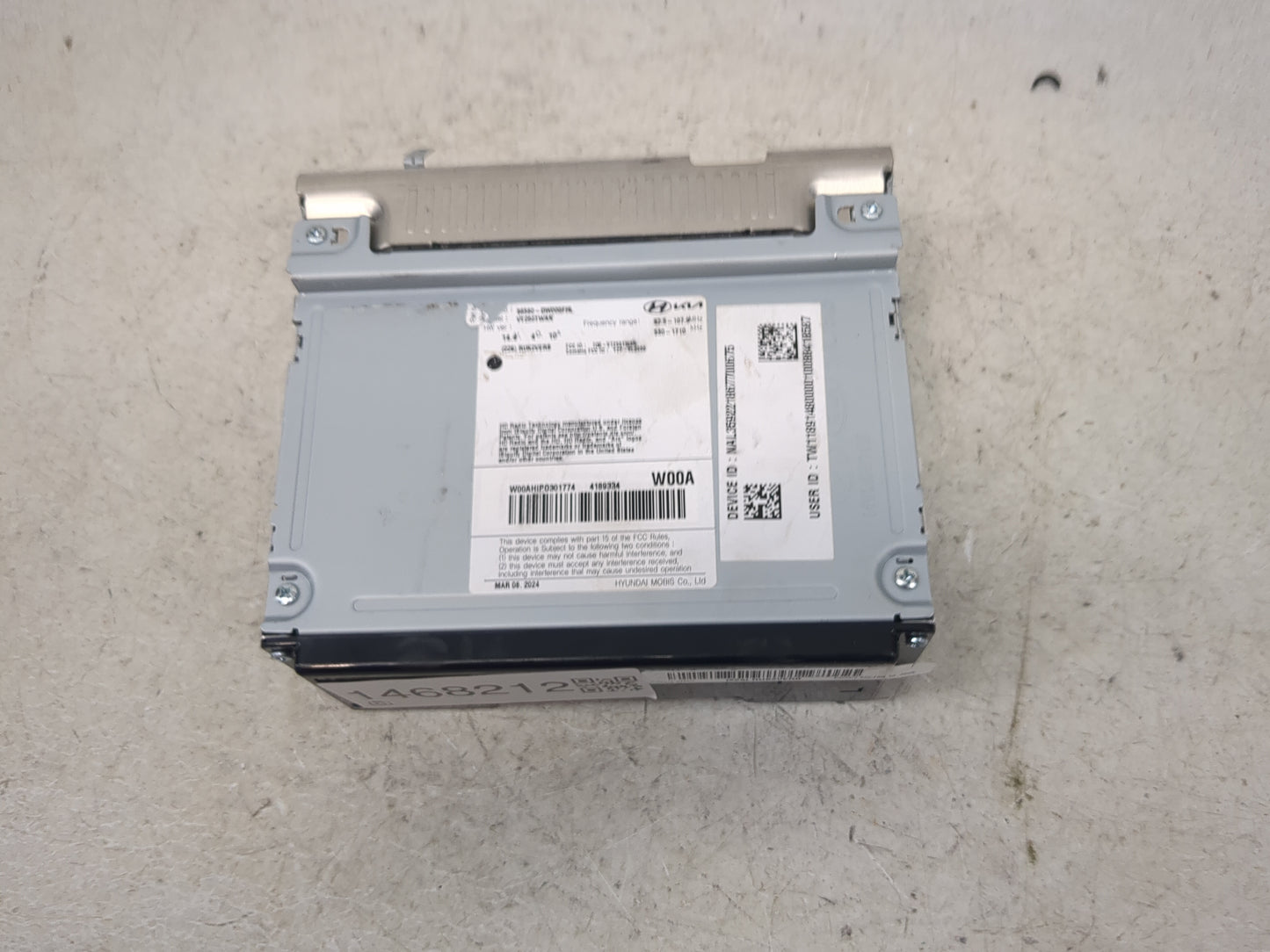 2024 Kia Sportage Radio AM FM Cd Player Receiver Replacement P/N:96560-DW050FBL Fits OEM Used Auto Parts - Oemusedautoparts1