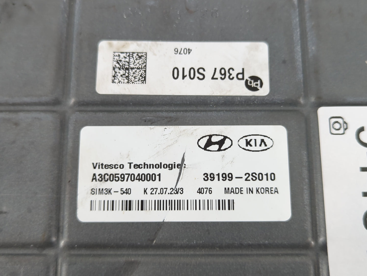 2024 Kia Sportage PCM Engine Control Computer ECU ECM PCU OEM P/N:39199-2S010 Fits OEM Used Auto Parts - Oemusedautoparts1.c