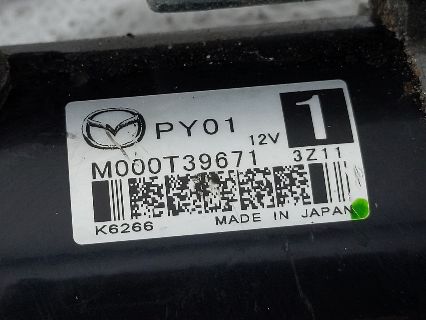 2020-2022 Mazda Cx-30 Car Starter Motor Solenoid OEM P/N:M000T39671 Fits Fits 2014 2015 2016 2017 2018 2019 2020 2021 2022 O