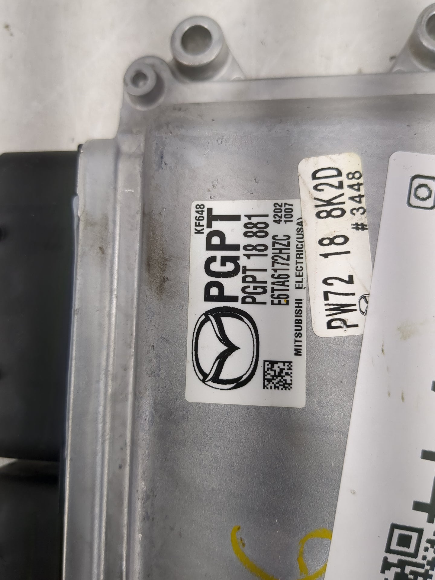 2024 Mazda Cx-30 PCM Engine Control Computer ECU ECM PCU OEM P/N:PGPT-18-881 Fits OEM Used Auto Parts - Oemusedautoparts1.co
