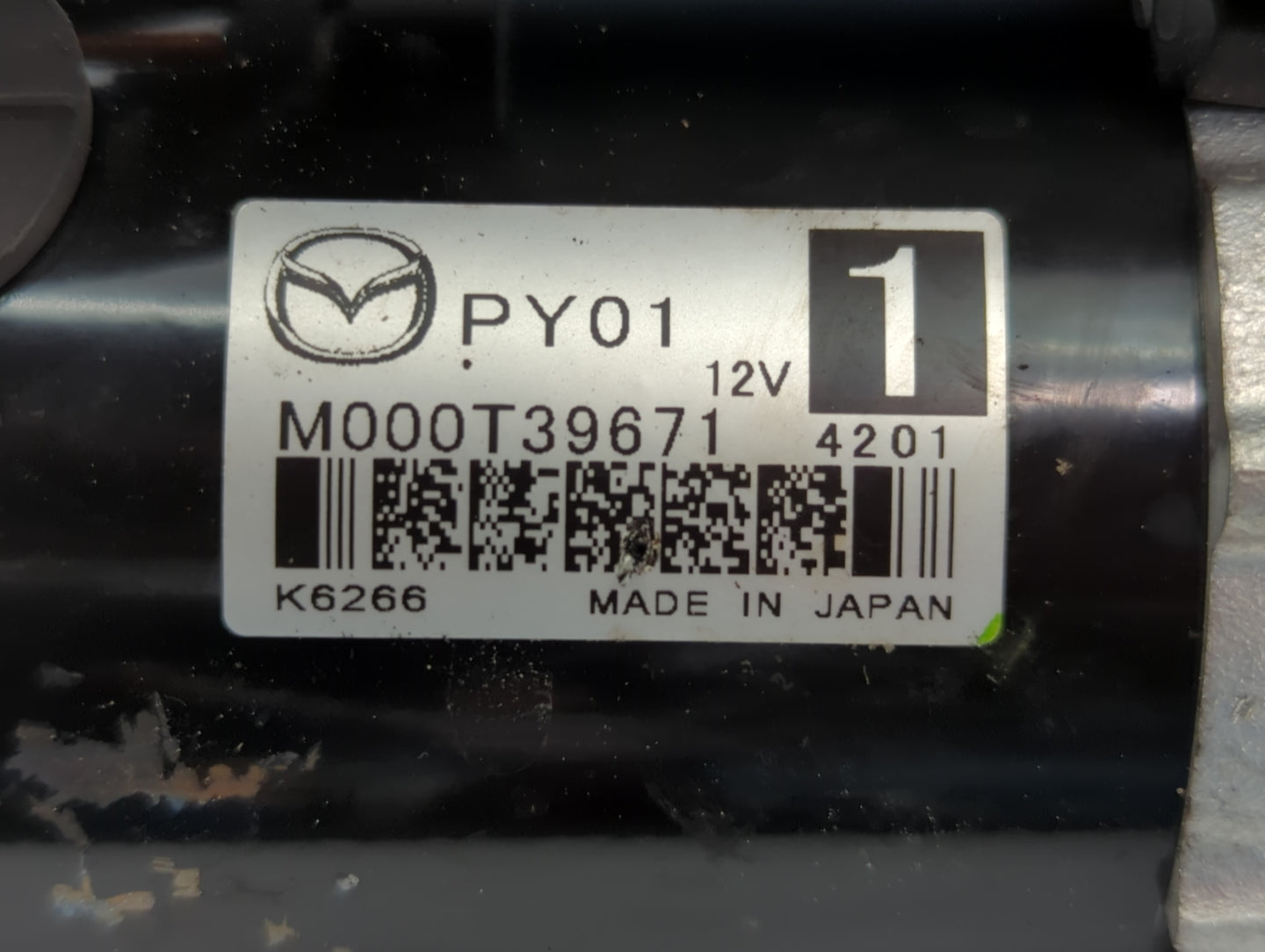 2020-2022 Mazda Cx-30 Car Starter Motor Solenoid OEM P/N:M000T39671 Fits Fits 2014 2015 2016 2017 2018 2019 2020 2021 2022 O