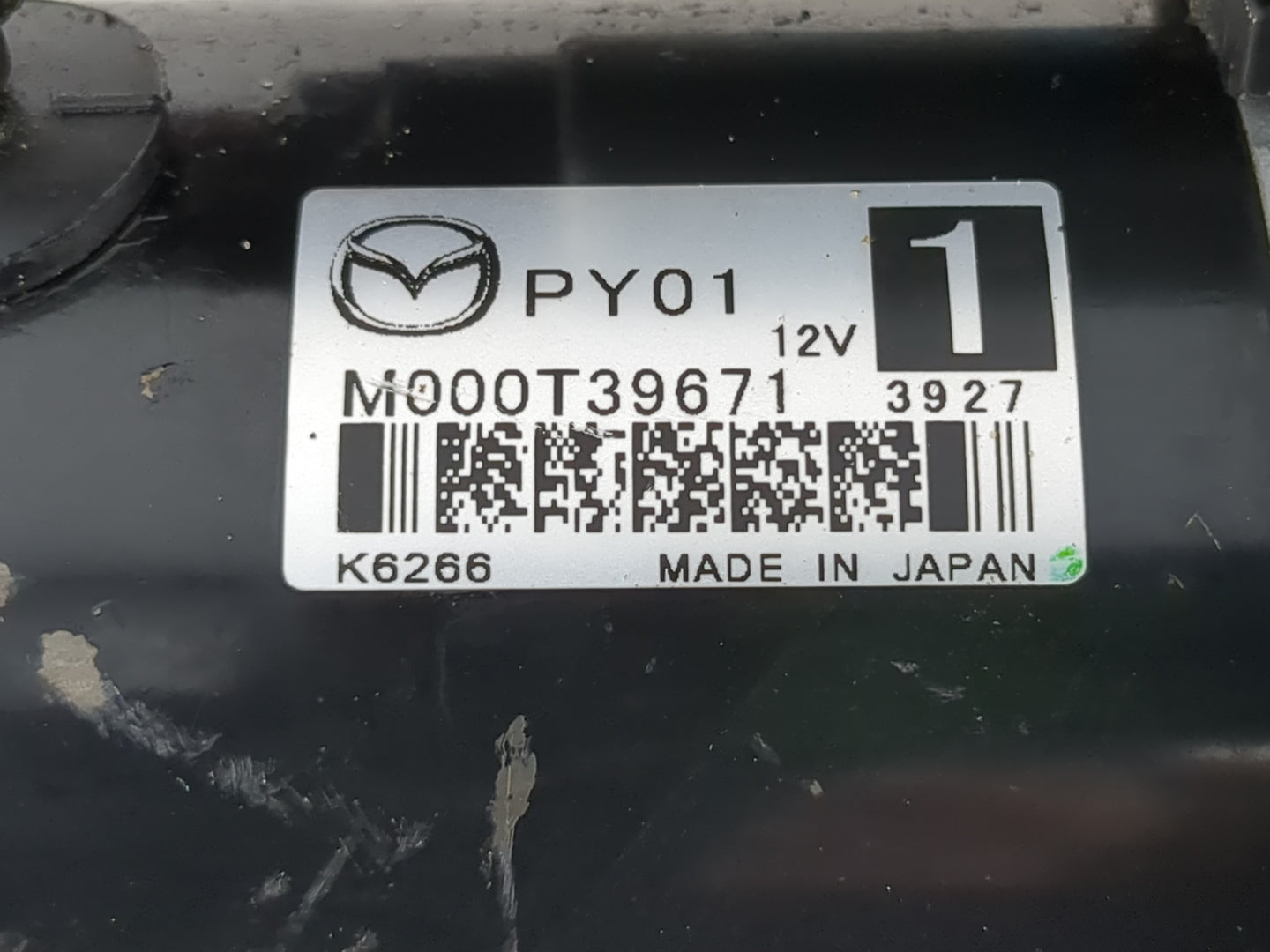 2024 Mazda Cx-5 Car Starter Motor Solenoid OEM P/N:M000T39671 Fits OEM Used Auto Parts - Oemusedautoparts1.com