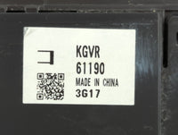 2024 Mazda Cx-5 Climate Control Module Temperature AC/Heater Replacement P/N:KGVR 61190 Fits OEM Used Auto Parts - Oemusedau