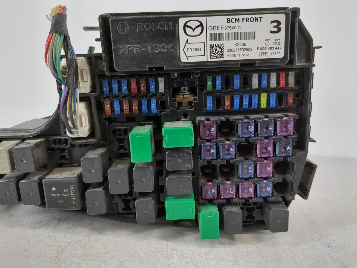 2024 Mazda Cx-5 Fusebox Fuse Box Panel Relay Module P/N:GBEF-675X0 D Fits OEM Used Auto Parts - Oemusedautoparts1.com