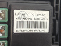 2013-2022 Mazda Cx-5 Fusebox Fuse Box Panel Relay Module P/N:91950-B2350 Fits OEM Used Auto Parts - Oemusedautoparts1.com