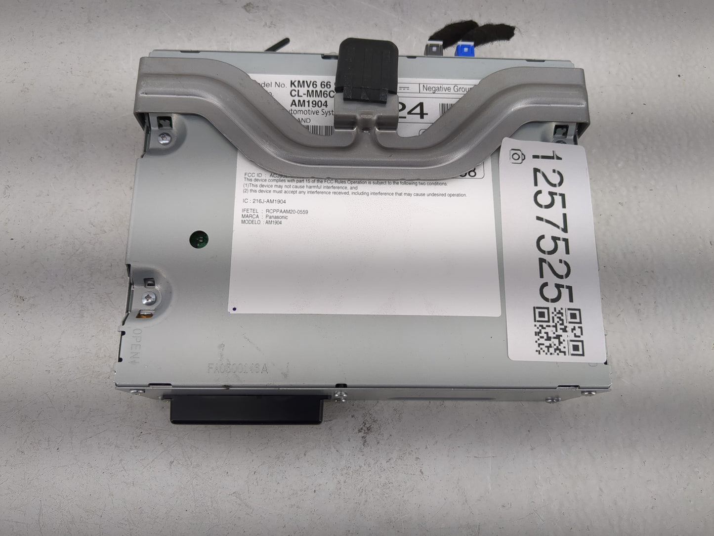 2024 Mazda Cx-9 Radio AM FM Cd Player Receiver Replacement P/N:KMV6 66 9C0F Fits OEM Used Auto Parts - Oemusedautoparts1.com