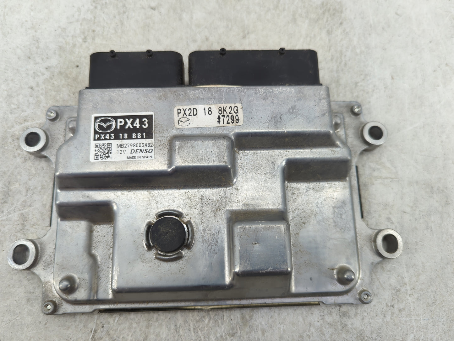 2024 Mazda Cx5 PCM Engine Control Computer ECU ECM PCU OEM P/N:PX43 18 881 PX2D 18 8K2G Fits Fits 2019 2020 2021 2022 OEM Us