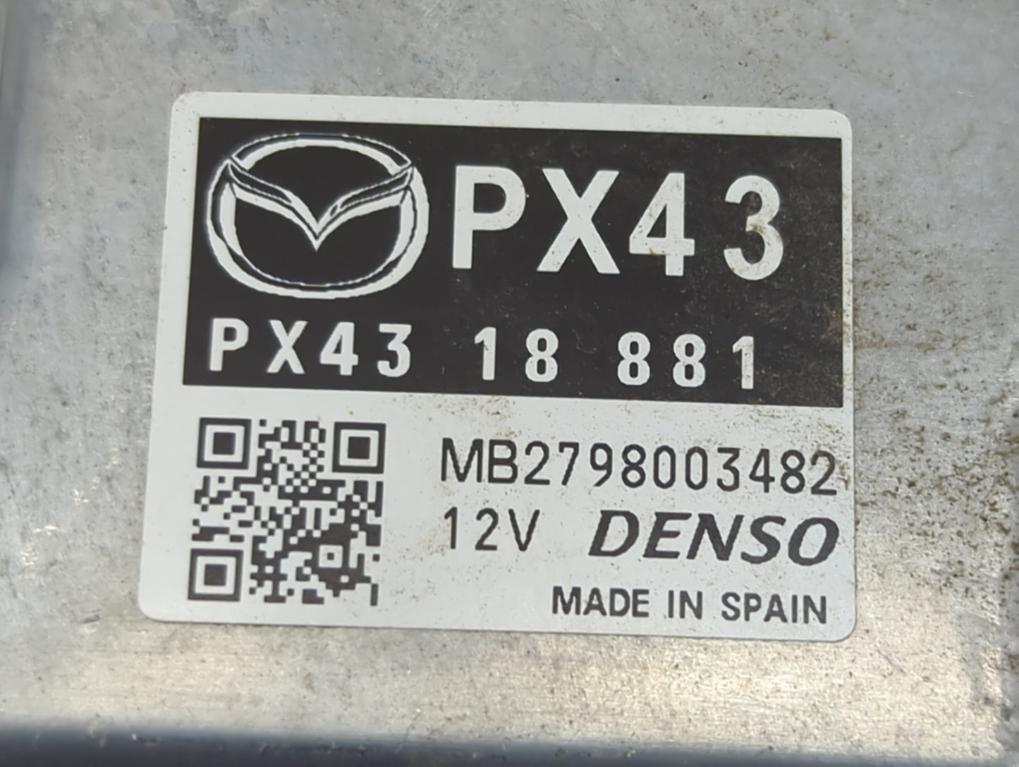 2024 Mazda Cx5 PCM Engine Control Computer ECU ECM PCU OEM P/N:PX43 18 881 PX2D 18 8K2G Fits Fits 2019 2020 2021 2022 OEM Us