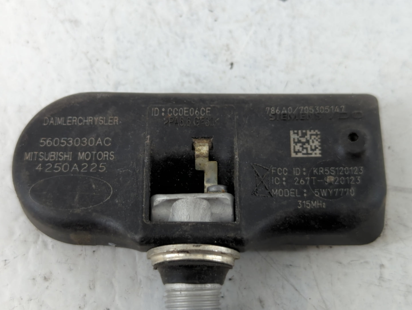 2024 Mitsubishi Eclipse Cross Tire Pressure Monitoring System Sensor Tpms - Oemusedautoparts1.com