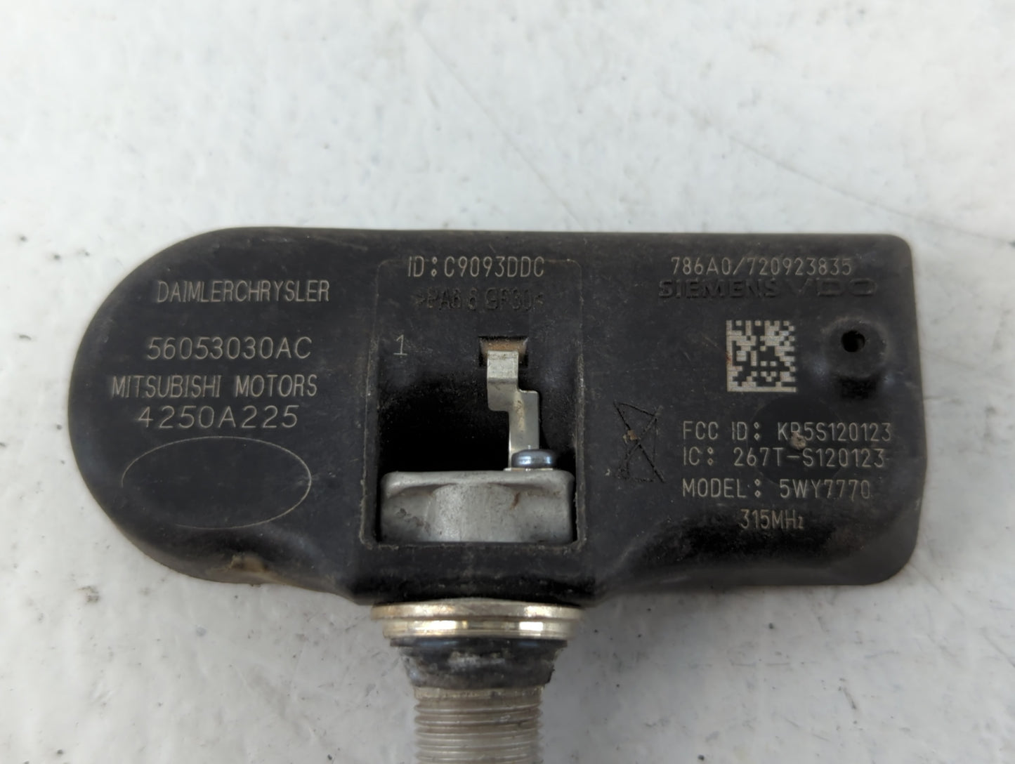 2024 Mitsubishi Eclipse Cross Tire Pressure Monitoring System Sensor Tpms - Oemusedautoparts1.com