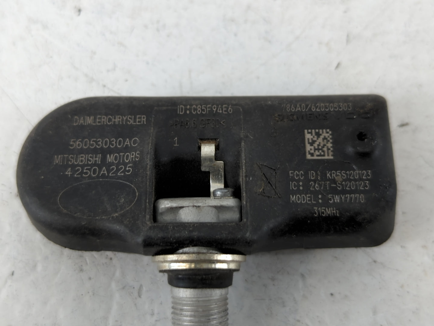 2024 Mitsubishi Eclipse Cross Tire Pressure Monitoring System Sensor Tpms - Oemusedautoparts1.com