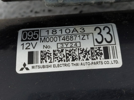 2024 Mitsubishi Mirage Car Starter Motor Solenoid OEM P/N:1810A333 Fits OEM Used Auto Parts