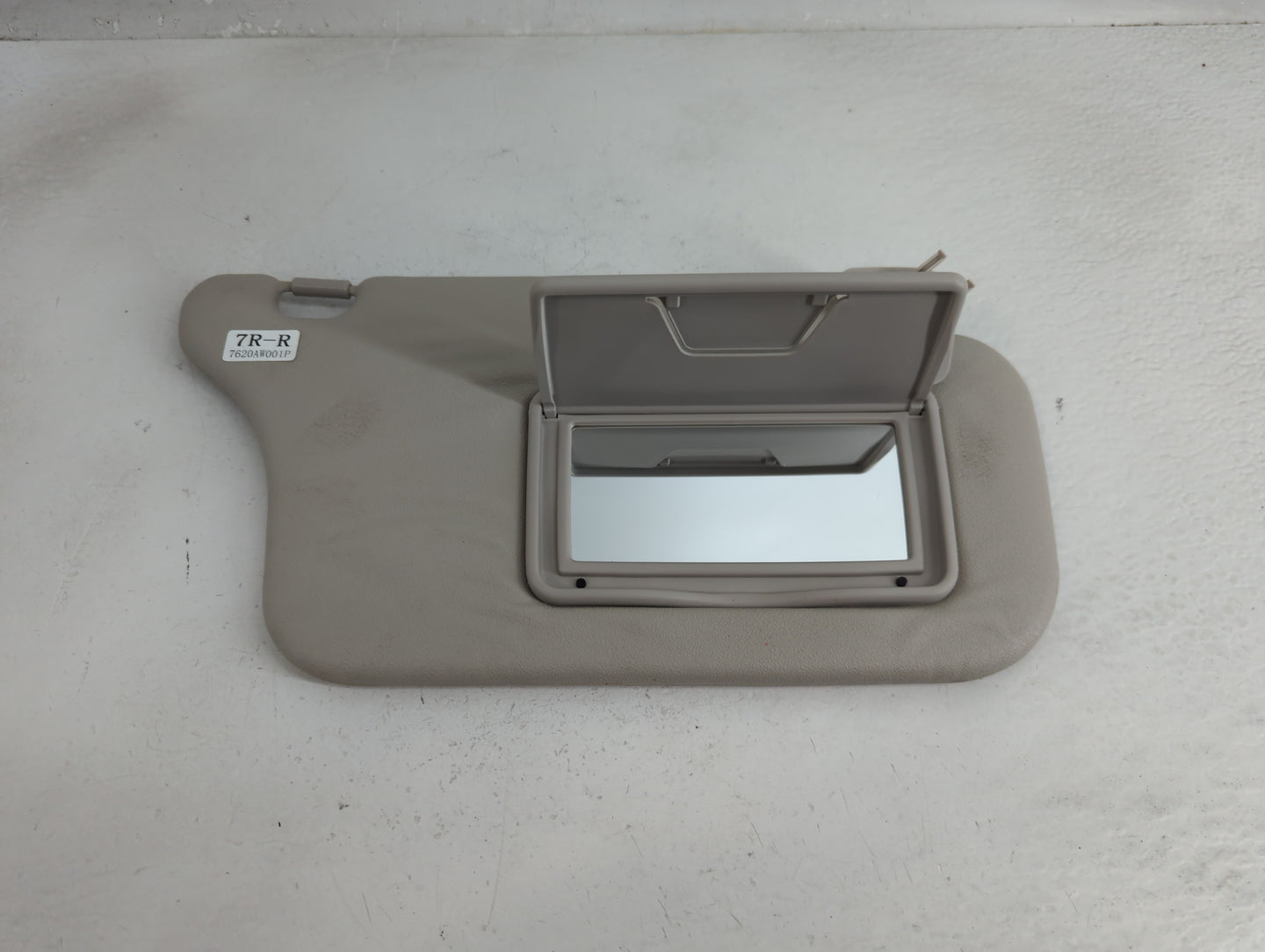 2014 Mitsubishi Mirage Sun Visor Shade Replacement Passenger Right Mirror Fits OEM Used Auto Parts - Oemusedautoparts1.com