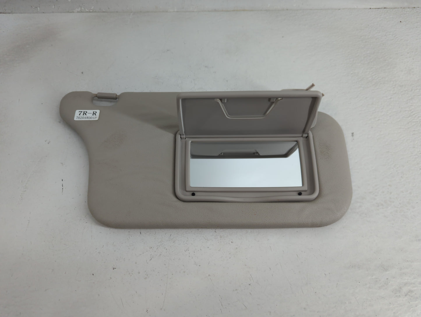 2014 Mitsubishi Mirage Sun Visor Shade Replacement Passenger Right Mirror Fits OEM Used Auto Parts - Oemusedautoparts1.com