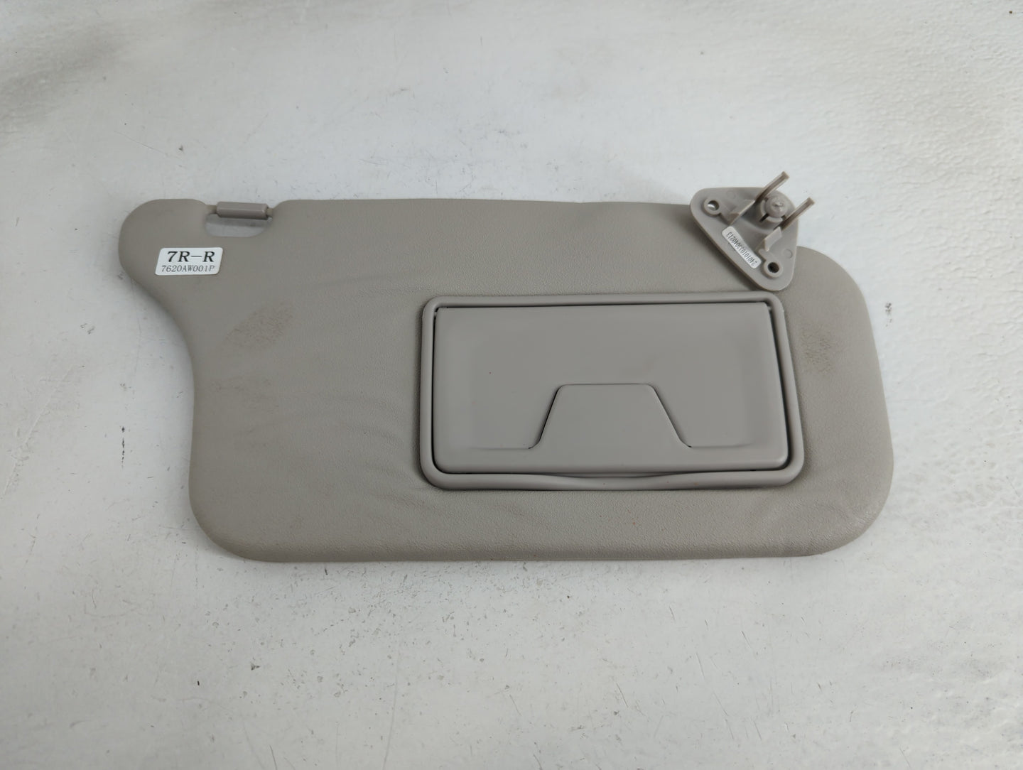 2014 Mitsubishi Mirage Sun Visor Shade Replacement Passenger Right Mirror Fits OEM Used Auto Parts - Oemusedautoparts1.com