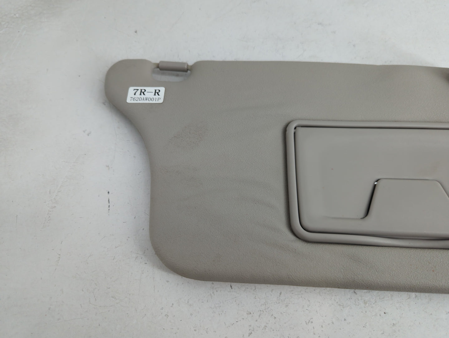 2014 Mitsubishi Mirage Sun Visor Shade Replacement Passenger Right Mirror Fits OEM Used Auto Parts - Oemusedautoparts1.com