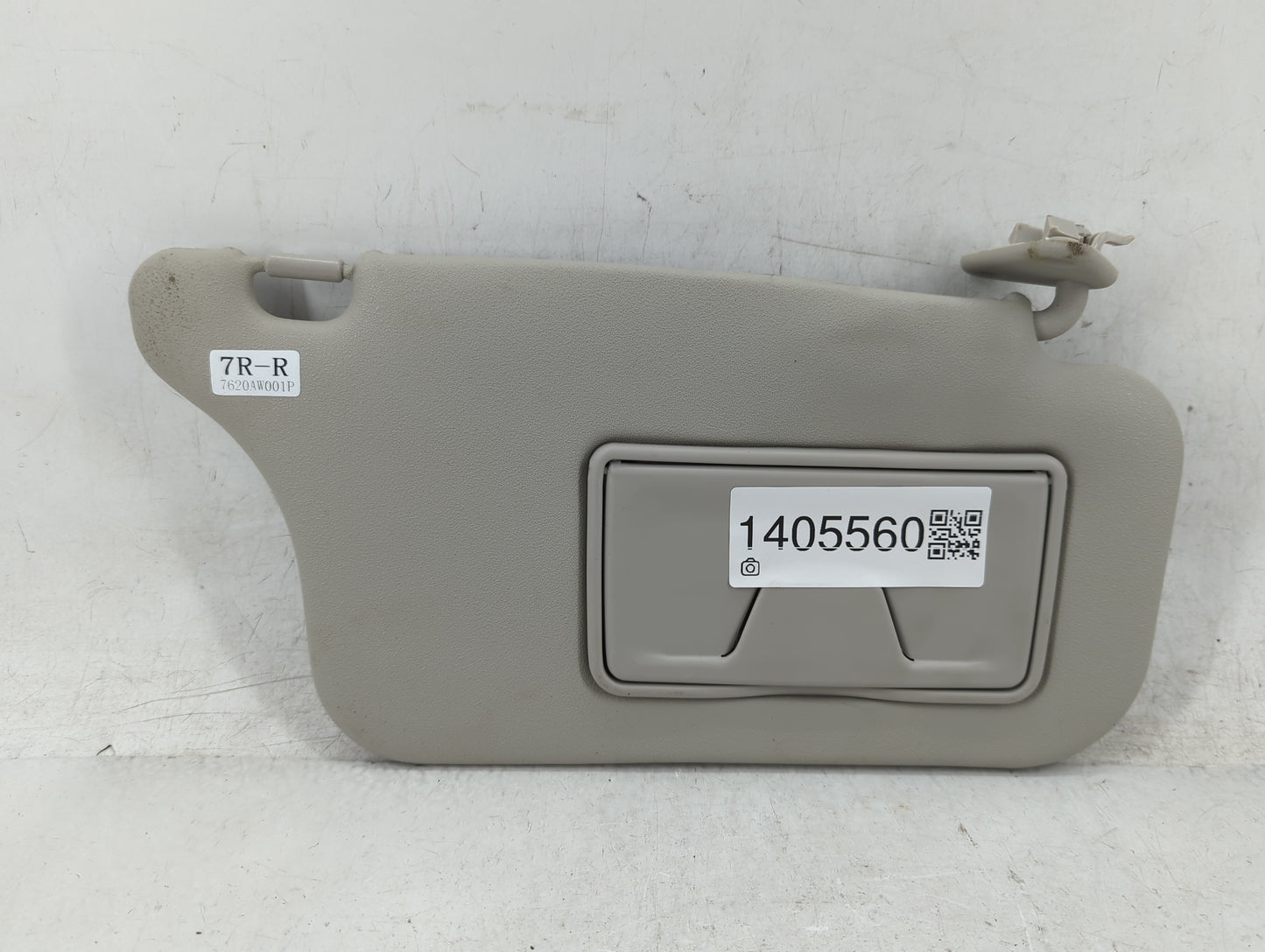 2014 Mitsubishi Mirage Sun Visor Shade Replacement Passenger Right Mirror Fits OEM Used Auto Parts - Oemusedautoparts1.com