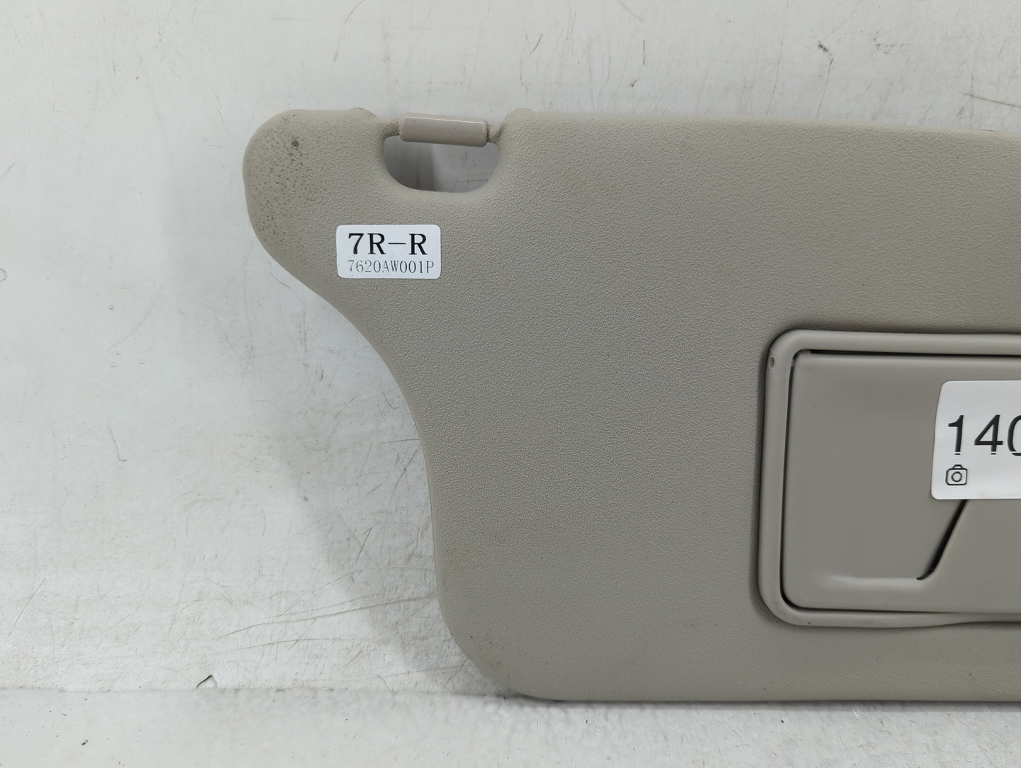 2014 Mitsubishi Mirage Sun Visor Shade Replacement Passenger Right Mirror Fits OEM Used Auto Parts - Oemusedautoparts1.com
