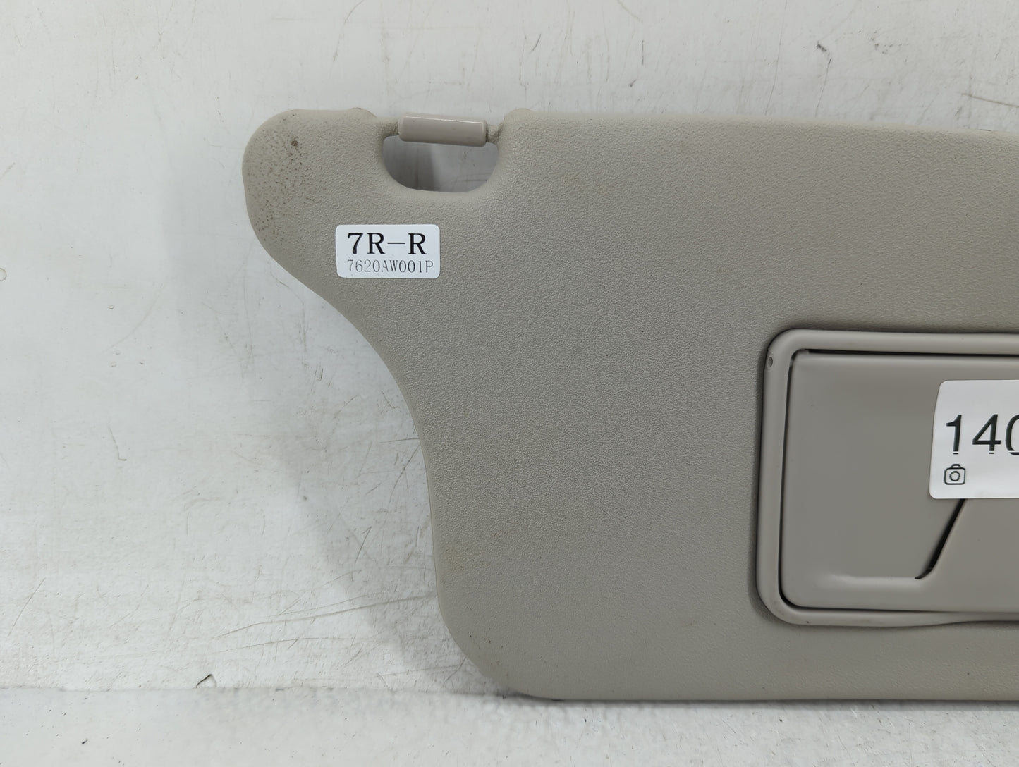 2014 Mitsubishi Mirage Sun Visor Shade Replacement Passenger Right Mirror Fits OEM Used Auto Parts - Oemusedautoparts1.com