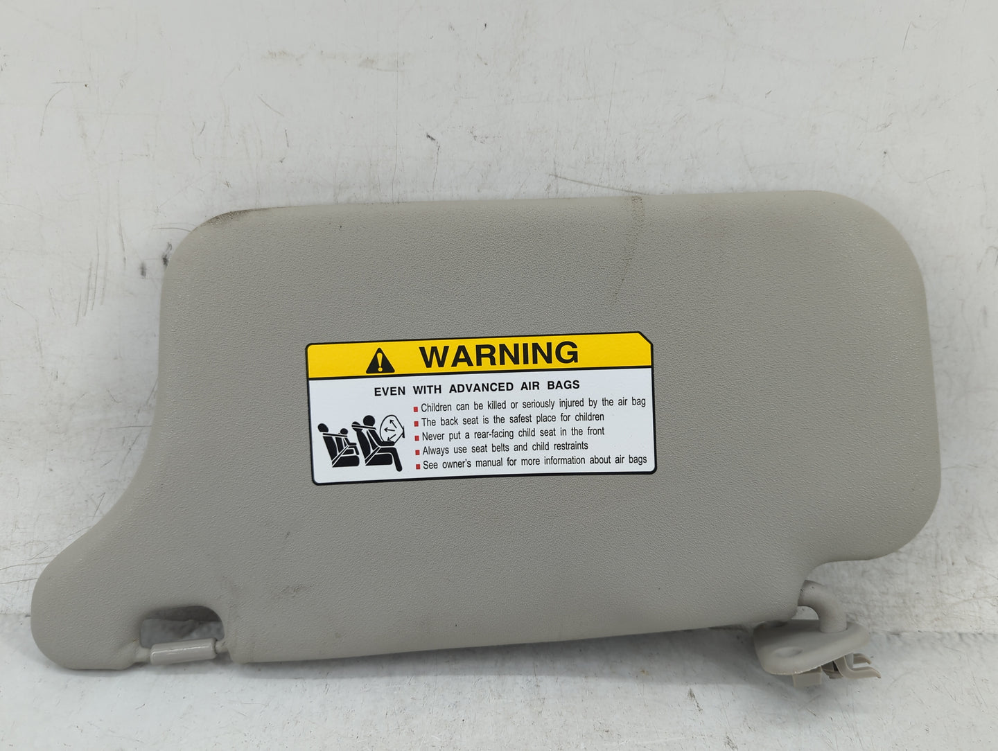 2014 Mitsubishi Mirage Sun Visor Shade Replacement Passenger Right Mirror Fits OEM Used Auto Parts - Oemusedautoparts1.com