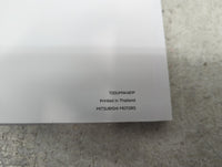 2024 Mitsubishi Mirage G4 Owners Manual Book Guide P/N:T00UMW481P OEM Used Auto Parts - Oemusedautoparts1.com
