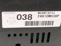 2024 Mitsubishi Outlander Instrument Cluster Speedometer Gauges P/N:24810W038P W038P/D77J Miles: Fits OEM Used Auto Parts - 
