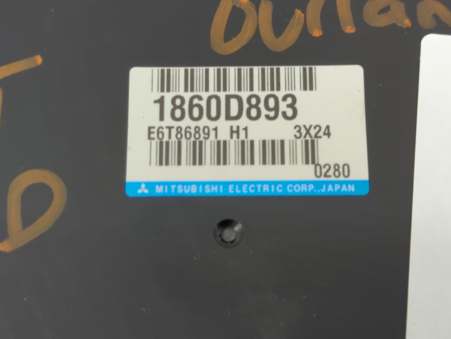 2024 Mitsubishi Outlander Sport PCM Engine Control Computer ECU ECM PCU OEM P/N:1860D893 Fits OEM Used Auto Parts - Oemuseda