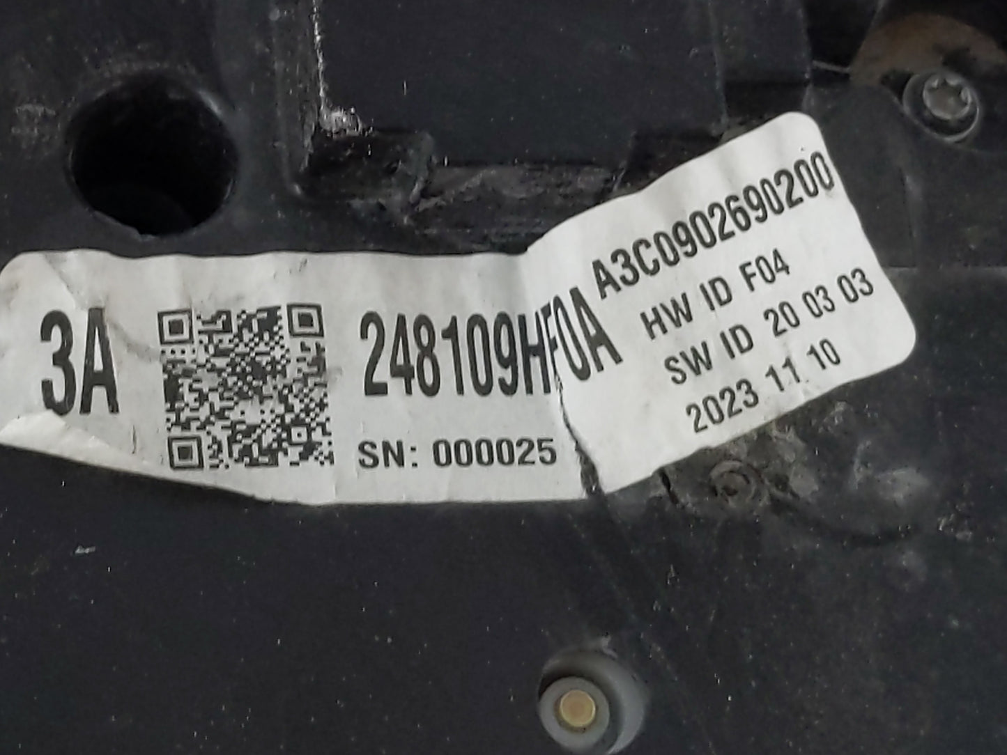 2024 Nissan Altima Instrument Cluster Speedometer Gauges P/N:248109HF0A Fits OEM Used Auto Parts - Oemusedautoparts1.com