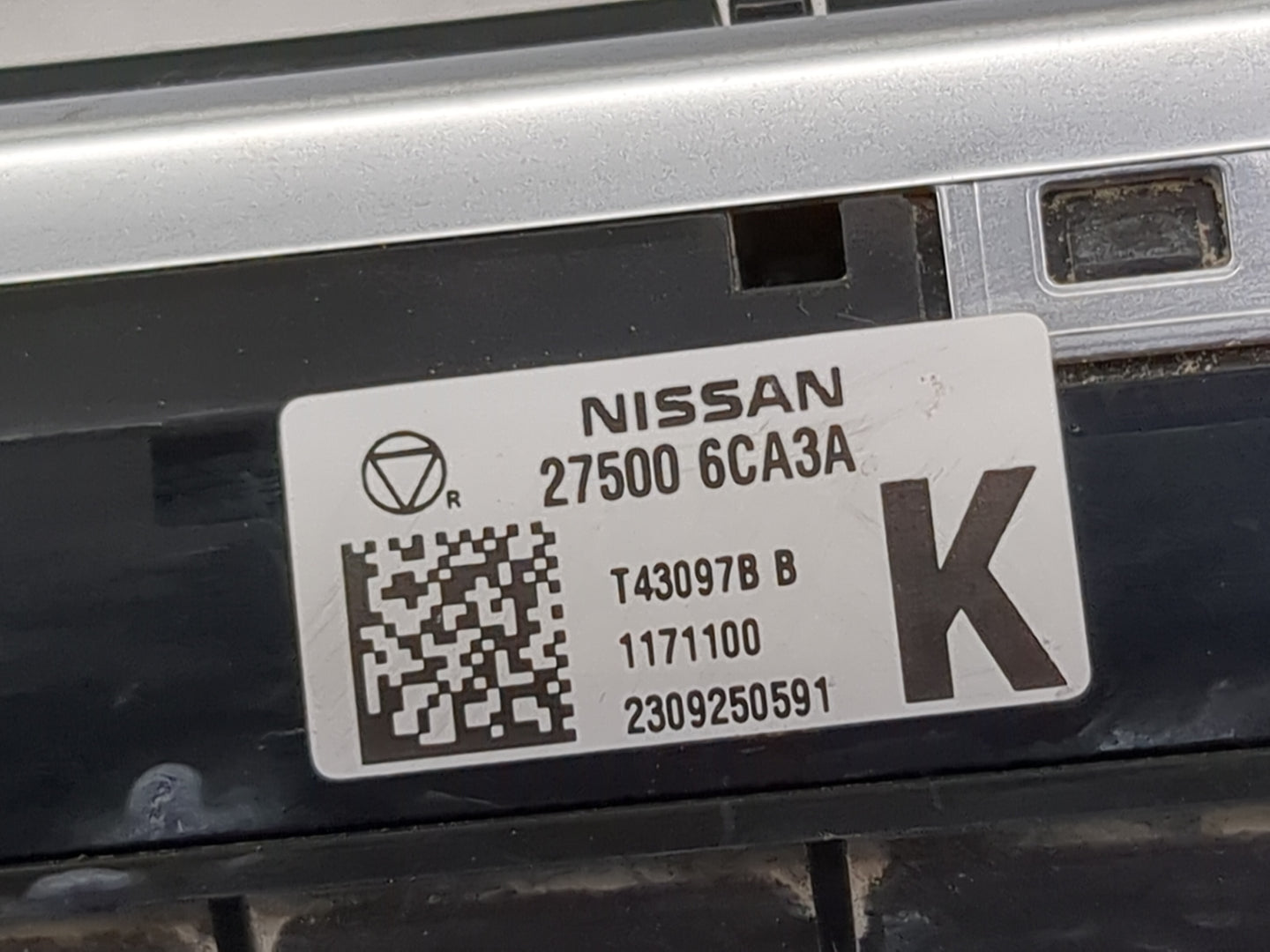 2019-2022 Nissan Altima Climate Control Module Temperature AC/Heater Replacement P/N:27500 6CA3A Fits Fits 2019 2020 2021 20
