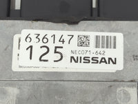 2019-2022 Nissan Altima PCM Engine Control Computer ECU ECM PCU OEM P/N:636147 125 NEC071-642 Fits Fits 2019 2020 2021 2022 