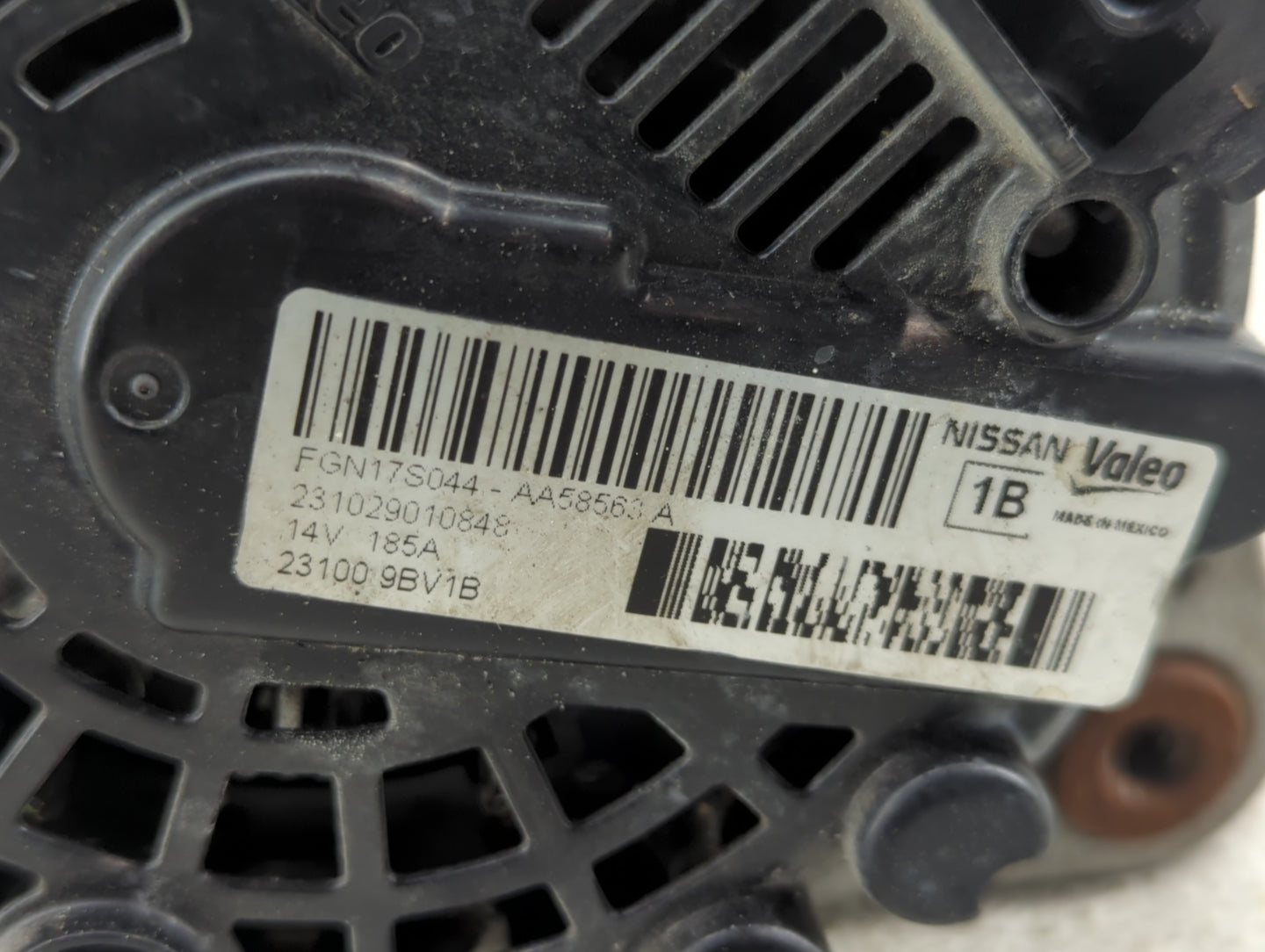 2024 Nissan Frontier Alternator Replacement Generator Charging Assembly Engine OEM P/N:23100 9BV1B Fits OEM Used Auto Parts 