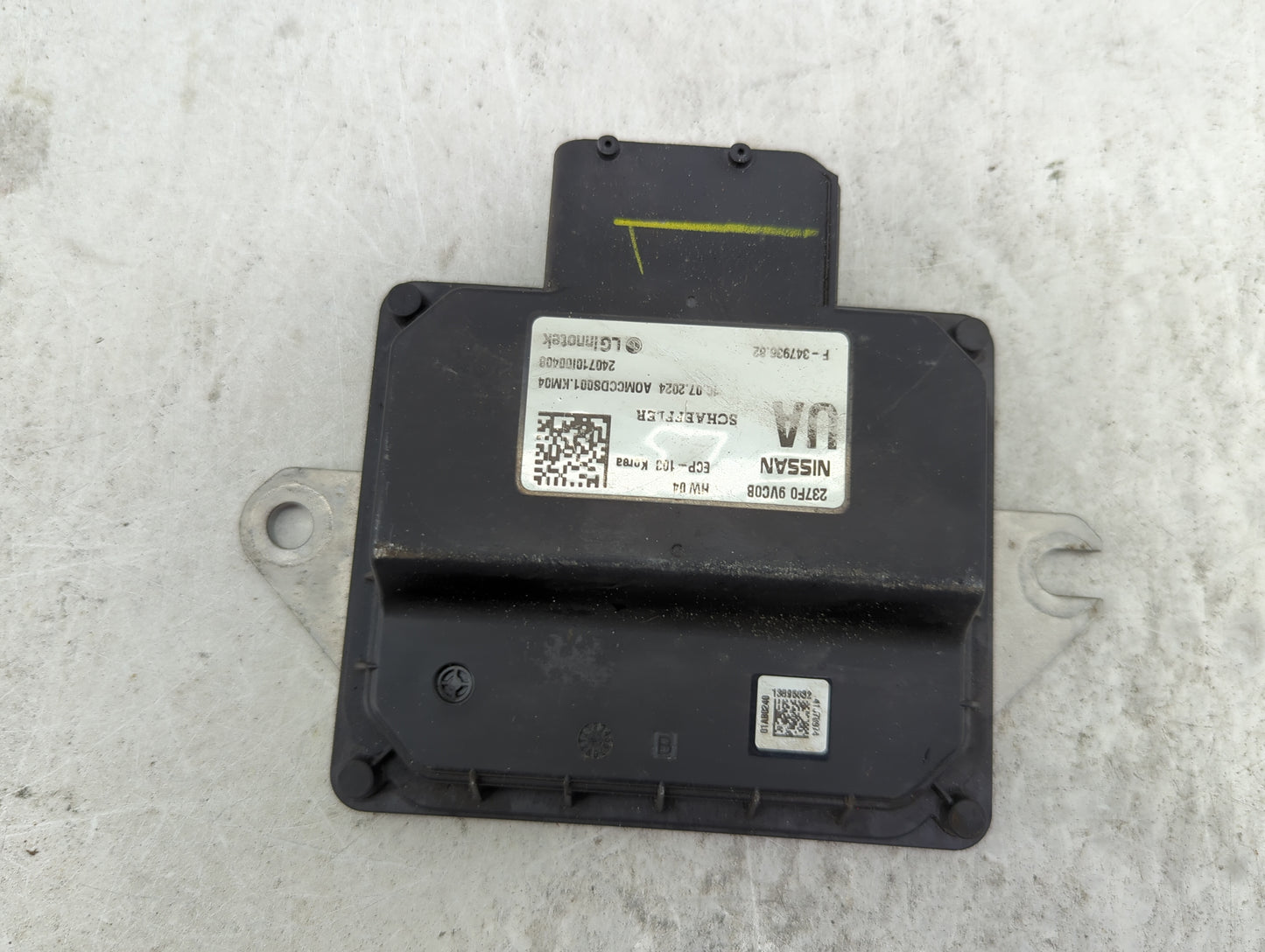 2024 Nissan Kicks PCM Engine Control Computer ECU ECM PCU OEM P/N:237F09VC0B F-347936.82 Fits Fits 2022 OEM Used Auto Parts 