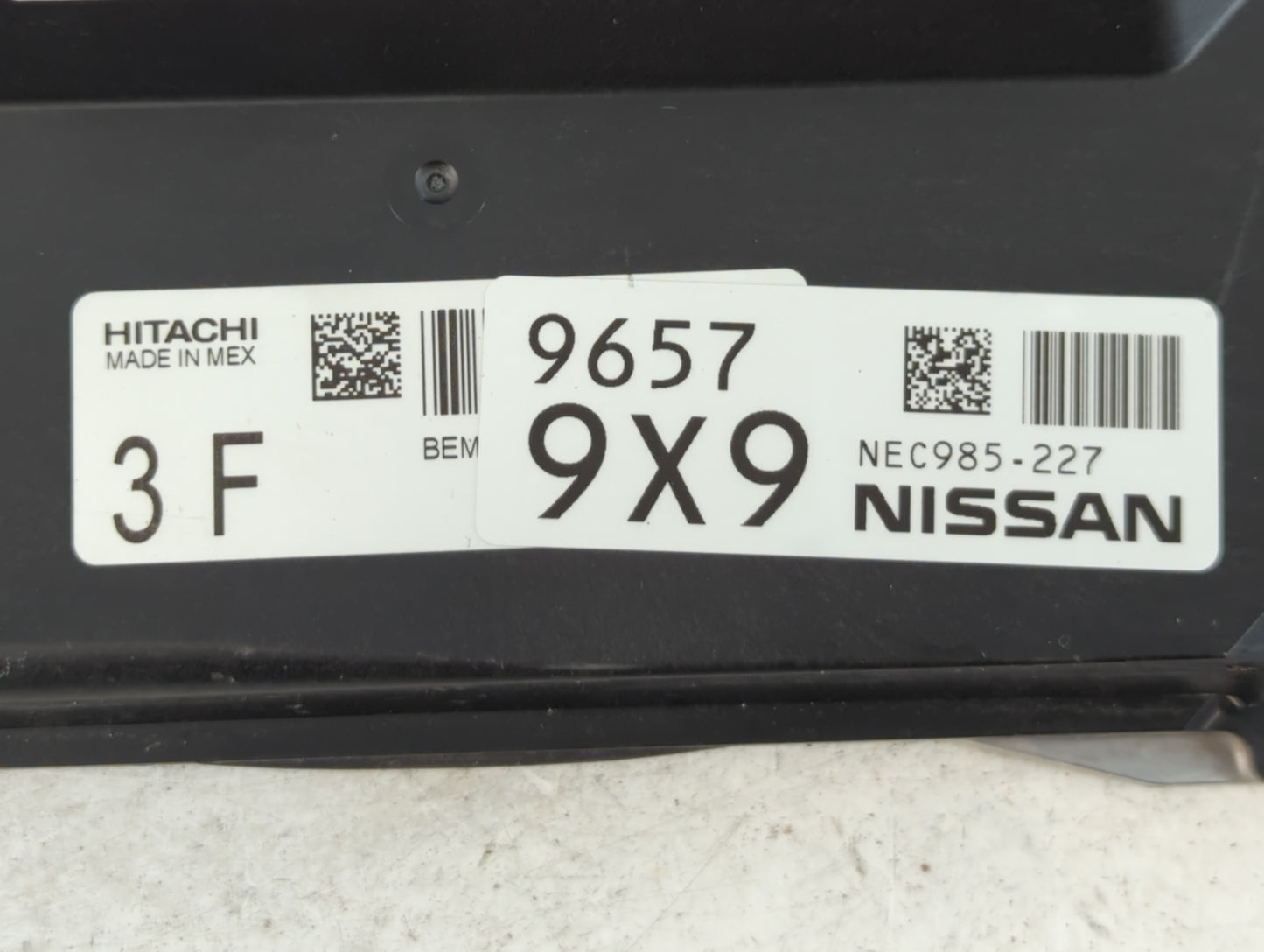 2020-2021 Nissan Kicks PCM Engine Control Computer ECU ECM PCU OEM P/N:96579X9 NEC985-227 Fits Fits 2020 2021 2022 OEM Used 
