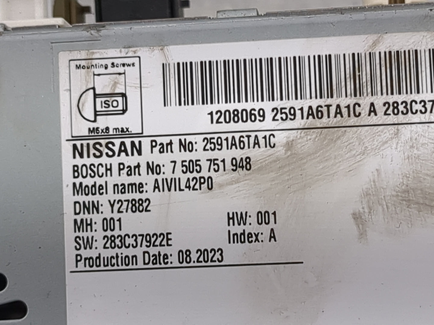 2024 Nissan Pathfinder Information Display Screen - Oemusedautoparts1.com