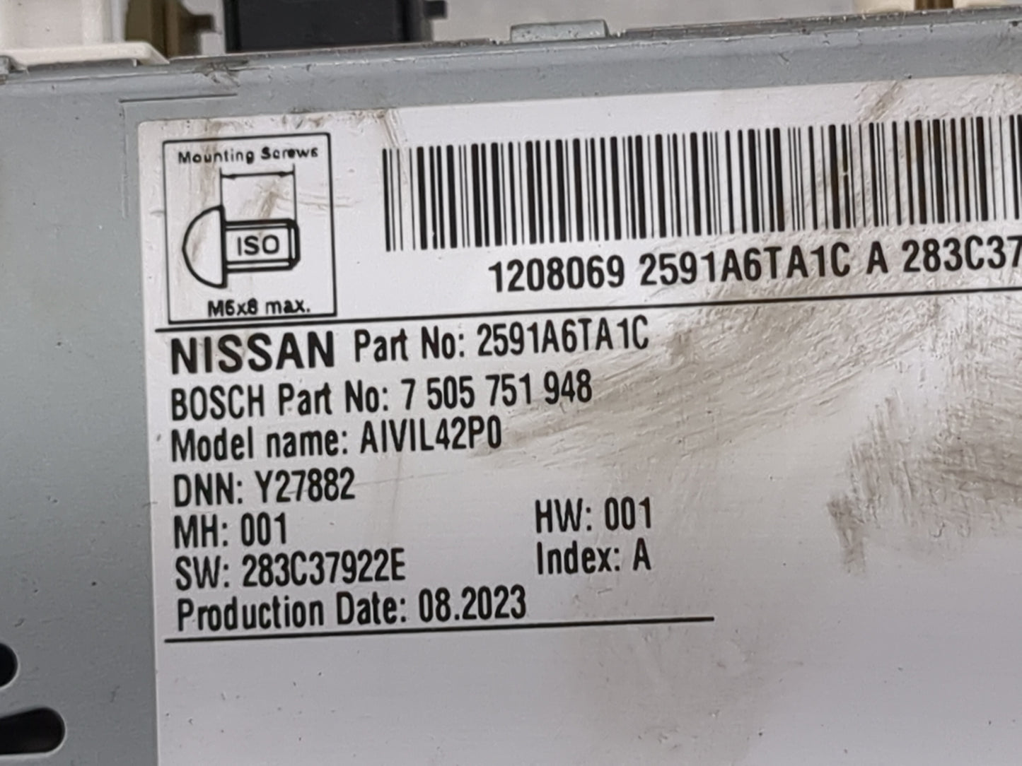 2024 Nissan Pathfinder Information Display Screen - Oemusedautoparts1.com