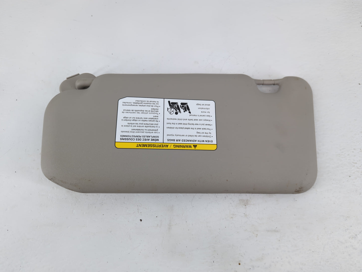 2020-2022 Nissan Sentra Sun Visor Shade Replacement Passenger Right Mirror Fits Fits 2020 2021 2022 OEM Used Auto Parts - Oe
