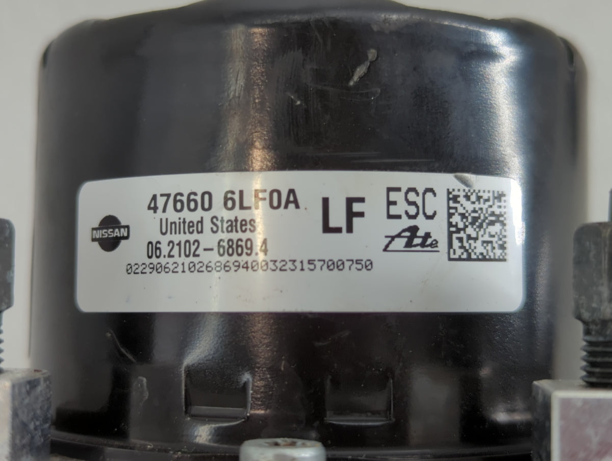 2024 Nissan Sentra Anti-Lock Brake ABS Pump Module Actuator OEM P/N:47660 6LF0A Fits OEM Used Auto Parts - Oemusedautoparts1