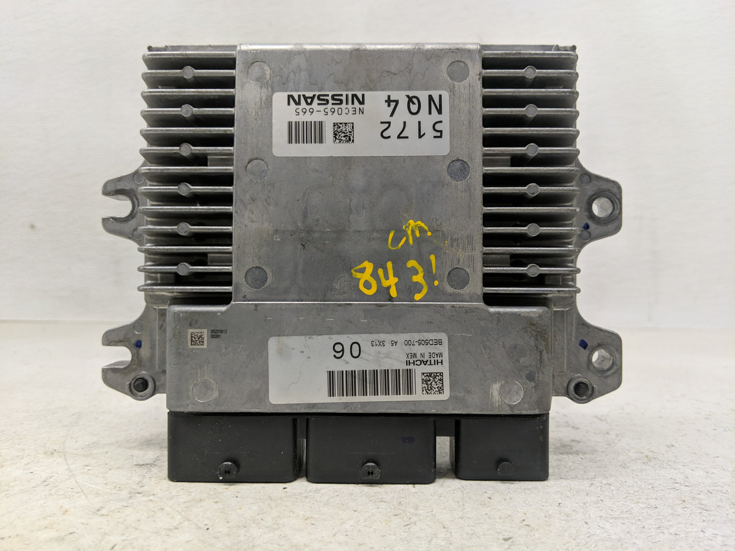 2020-2022 Nissan Sentra PCM Engine Control Computer ECU ECM PCU OEM P/N:NEC065-665 Fits Fits 2020 2021 2022 OEM Used Auto Pa