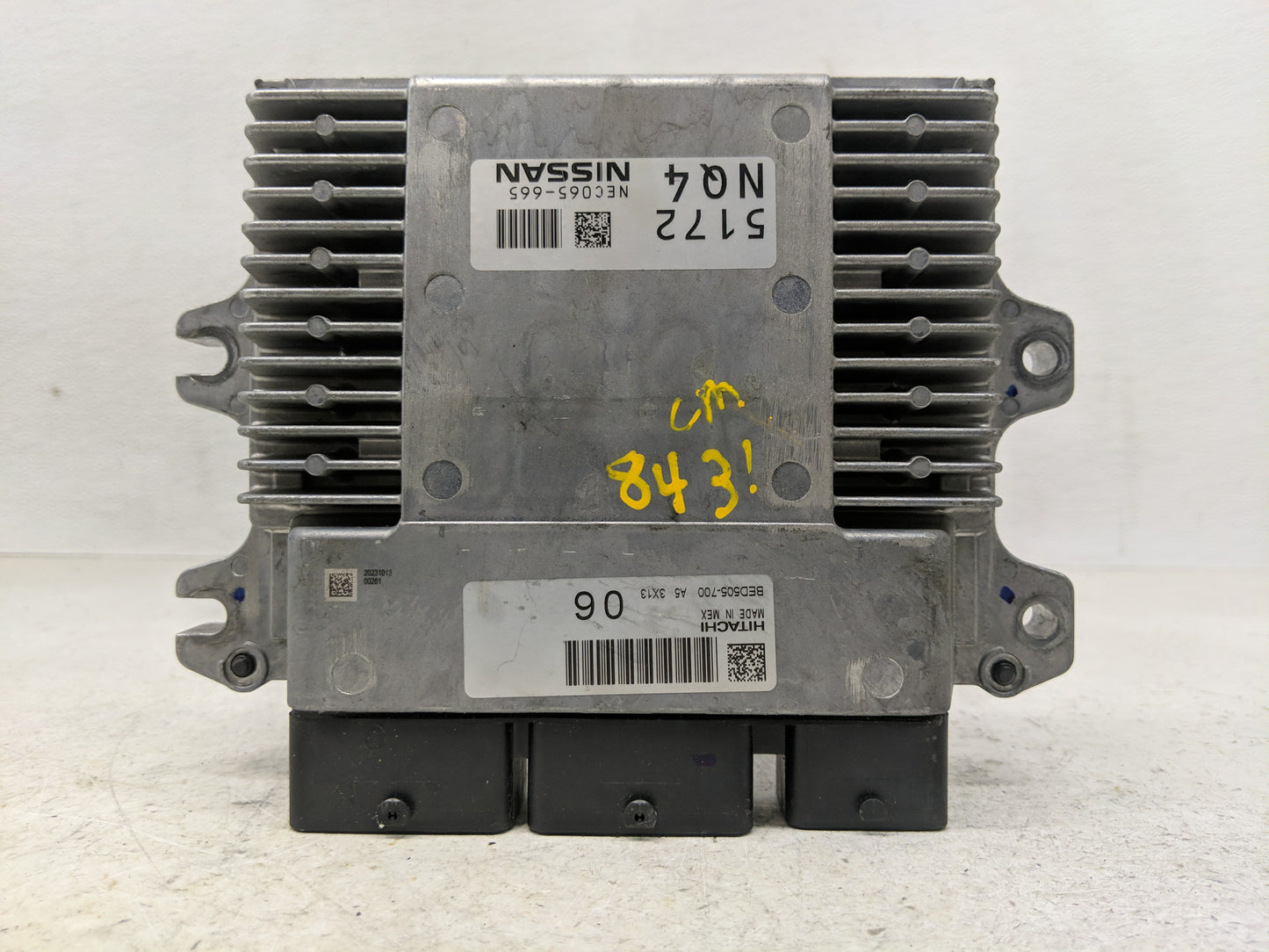 2020-2022 Nissan Sentra PCM Engine Control Computer ECU ECM PCU OEM P/N:NEC065-665 Fits Fits 2020 2021 2022 OEM Used Auto Pa