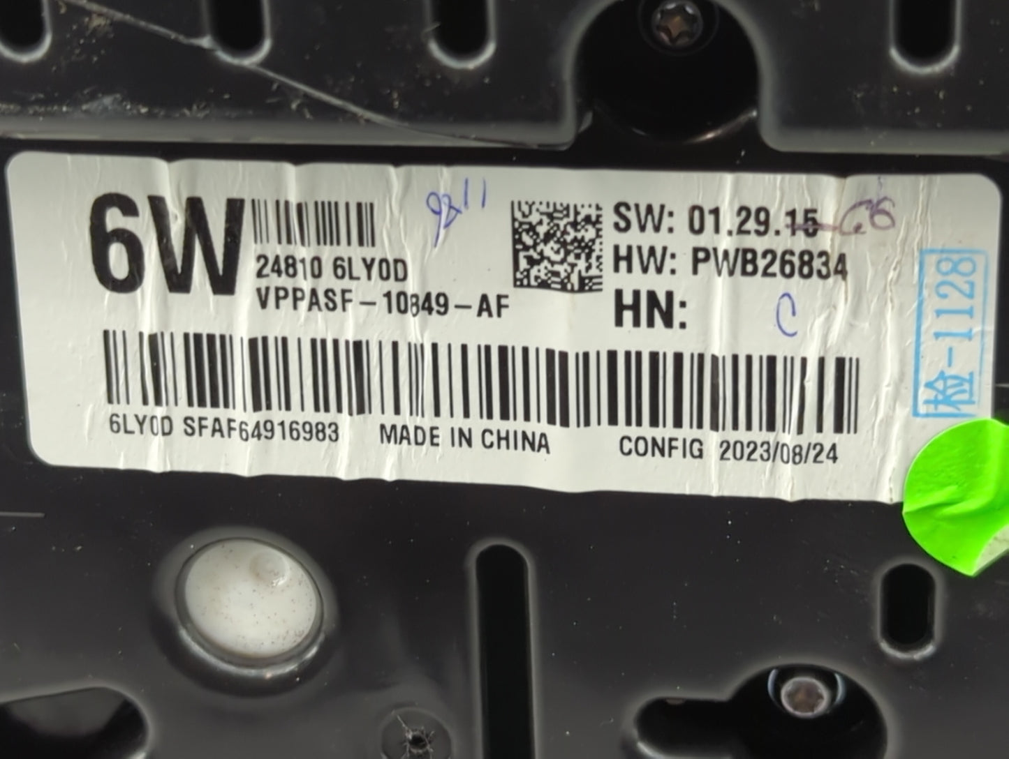 2024 Nissan Sentra Instrument Cluster Speedometer Gauges P/N:24810 6LY0D Fits OEM Used Auto Parts - Oemusedautoparts1.com