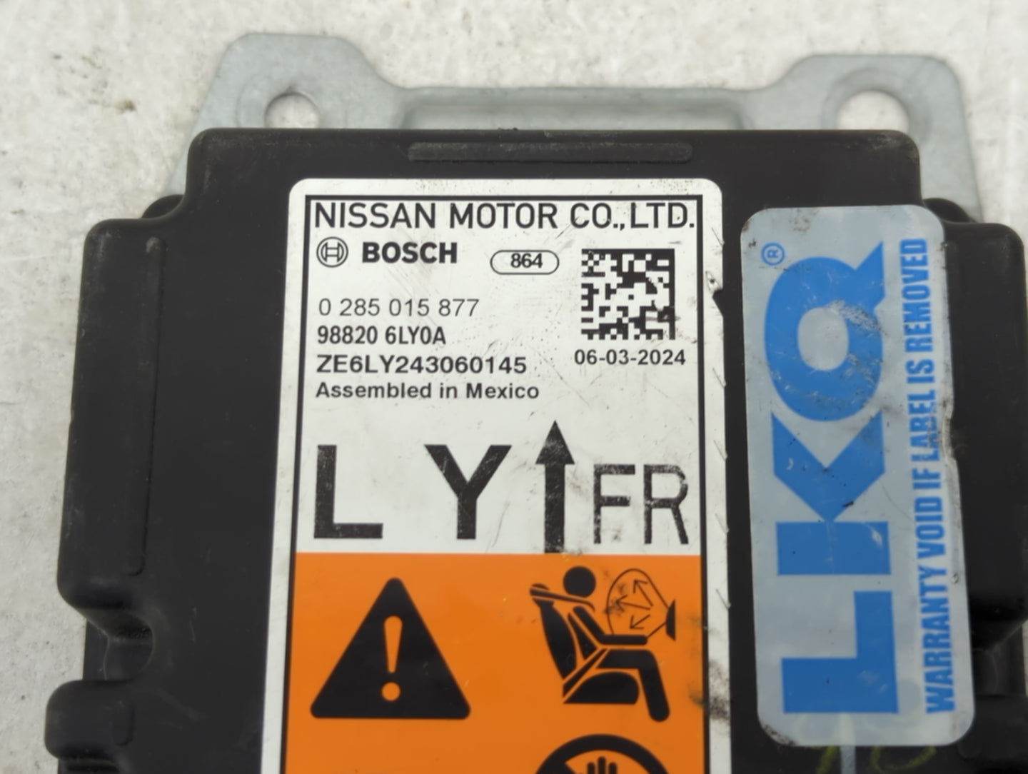 2020-2022 Nissan Sentra PCM Engine Control Computer ECU ECM PCU OEM P/N:988206LY0A Fits Fits 2020 2021 2022 OEM Used Auto Pa