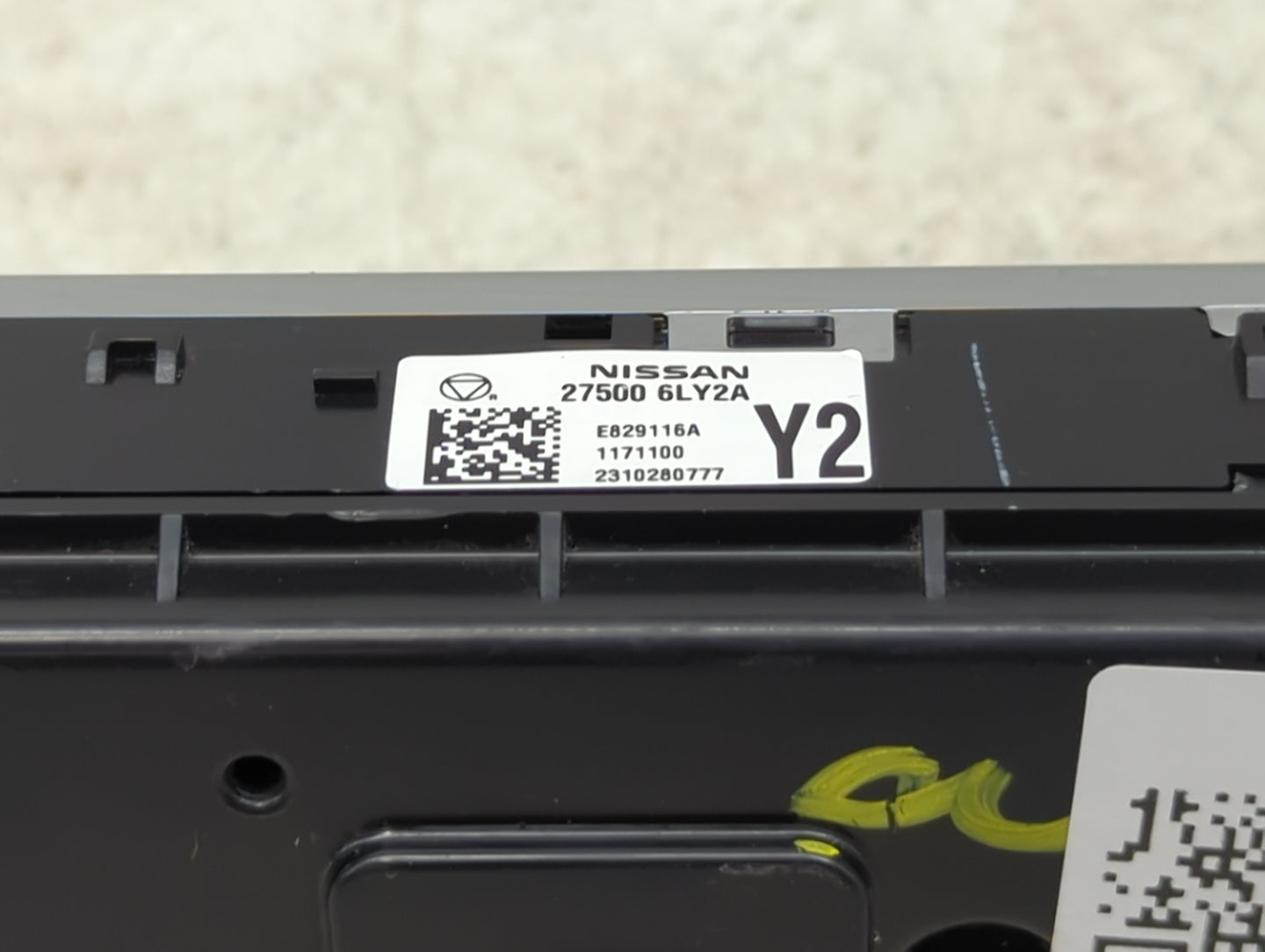 2024 Nissan Sentra Climate Control Module Temperature AC/Heater Replacement P/N:275006LY2A E829116A Fits OEM Used Auto Parts