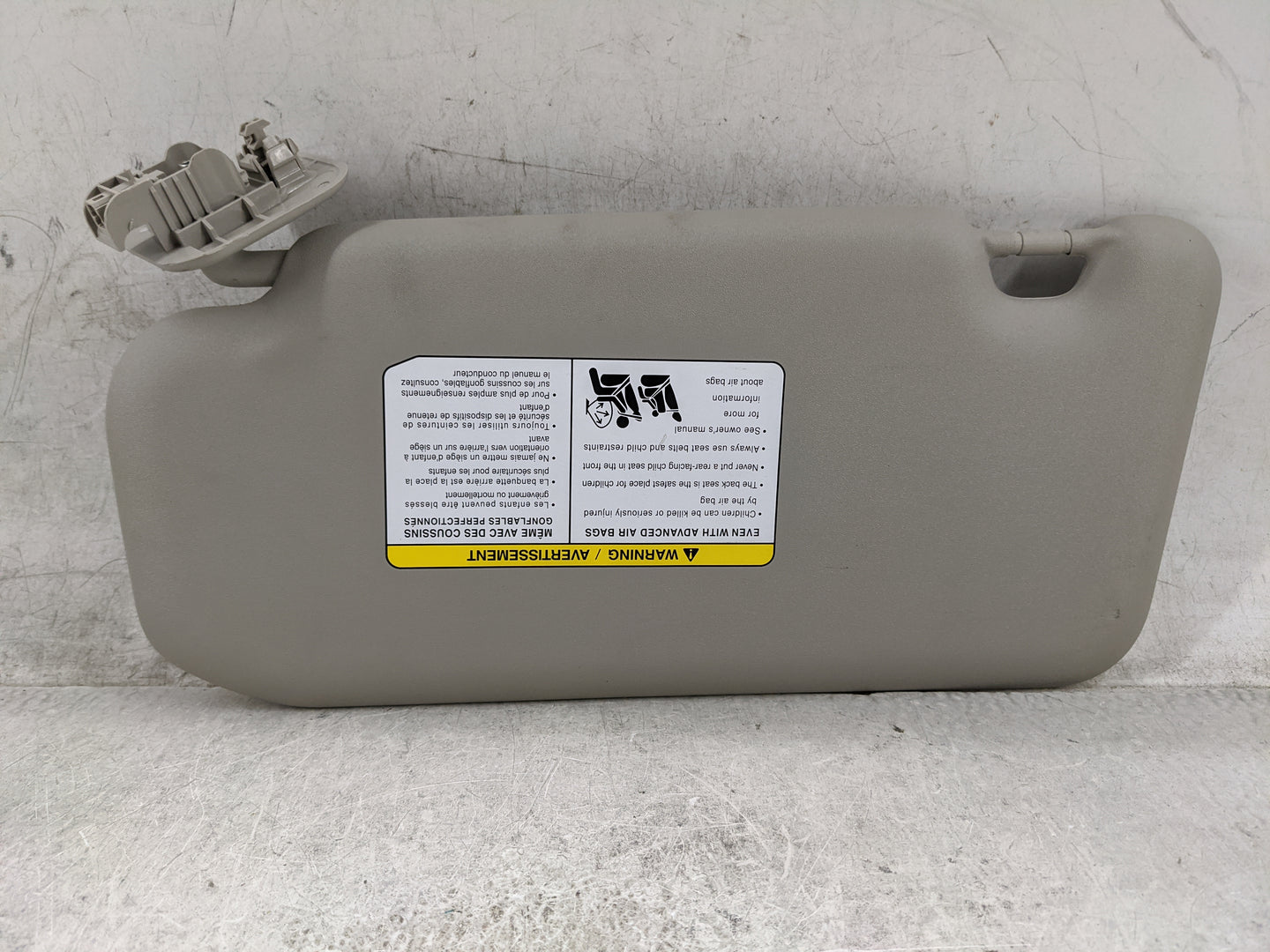 2020-2022 Nissan Sentra Sun Visor Shade Replacement Passenger Right Mirror Fits Fits 2020 2021 2022 OEM Used Auto Parts - Oe