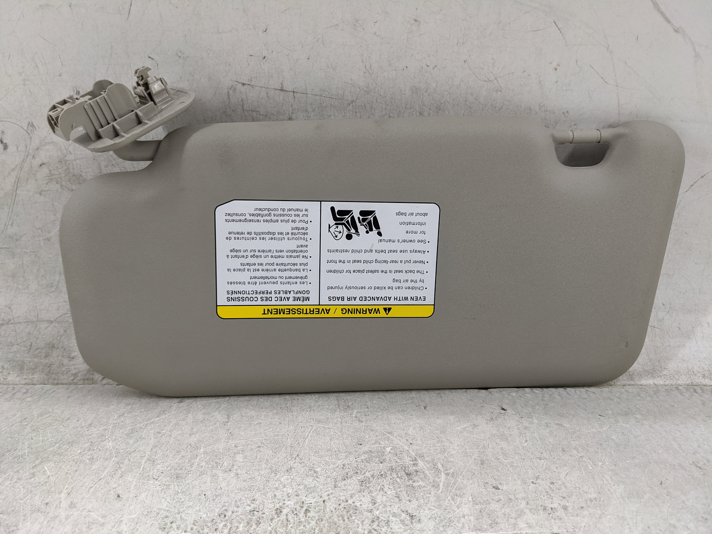 2020-2022 Nissan Sentra Sun Visor Shade Replacement Passenger Right Mirror Fits Fits 2020 2021 2022 OEM Used Auto Parts - Oe