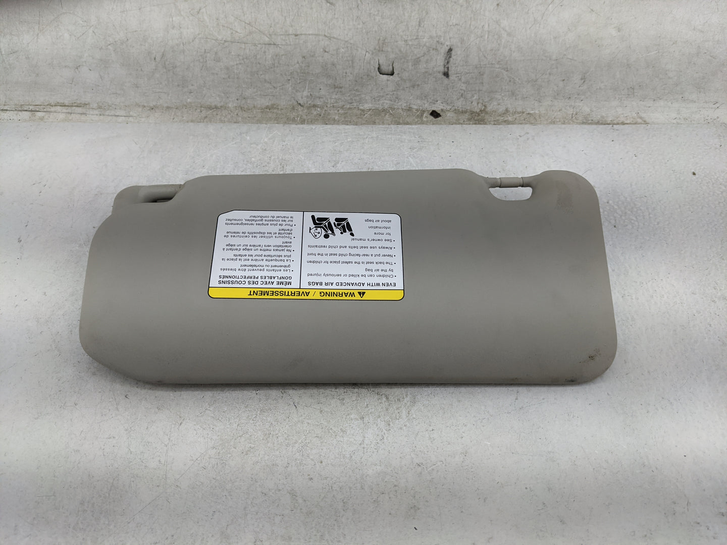 2020-2022 Nissan Sentra Sun Visor Shade Replacement Passenger Right Mirror Fits Fits 2020 2021 2022 OEM Used Auto Parts - Oe