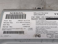 2024 Nissan Sentra Radio AM FM Cd Player Receiver Replacement P/N:28021 6LY1A CV-RN1CS3GX, ACJ932AN1701, 216J-AN1701 Fits OE