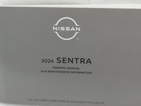 2024 Nissan Sentra Owners Manual Book Guide P/N:OM24EM OB18UO OEM Used Auto Parts - Oemusedautoparts1.com
